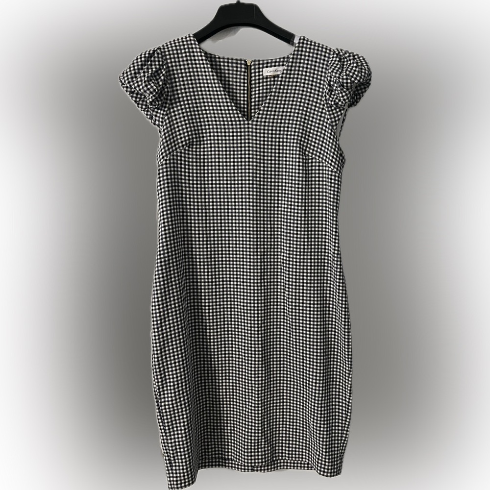 Black and white Calvin Klein dress